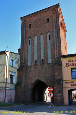 Darłowo miejskie mury obronne brama Kamienna