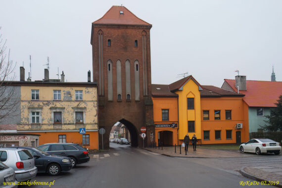 Darłowo miejskie mury obronne brama Kamienna