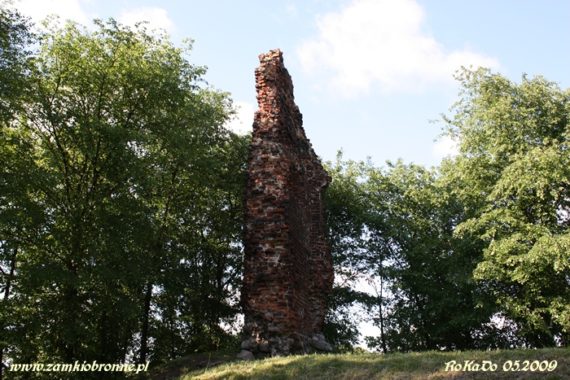 Ruiny zamku w Drawnie