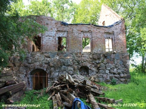 Ruiny zamku w Karlinie