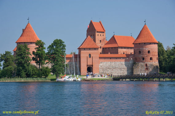 Troki zamek na wyspie