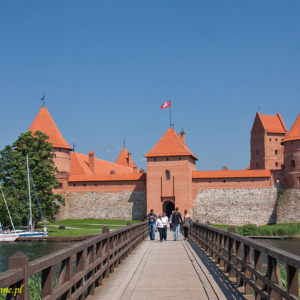 Troki zamek na wyspie