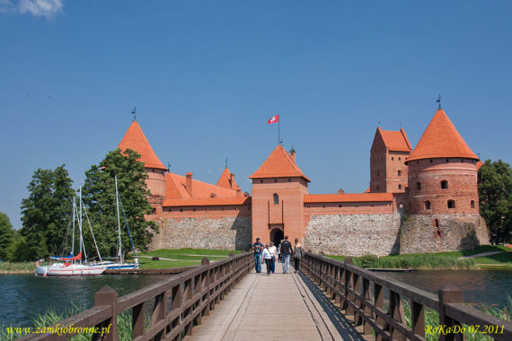 Troki zamek na wyspie