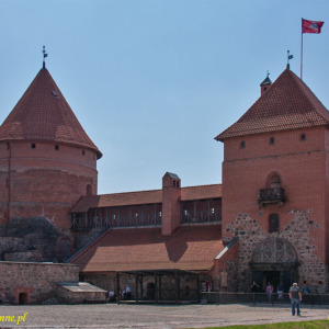 Troki zamek na wyspie