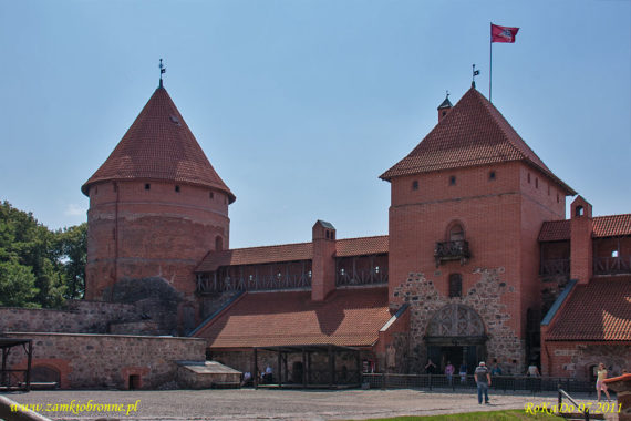 Troki zamek na wyspie