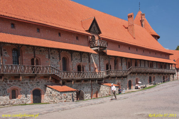 Troki zamek na wyspie