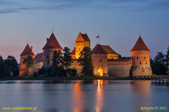 Troki zamek na wyspie