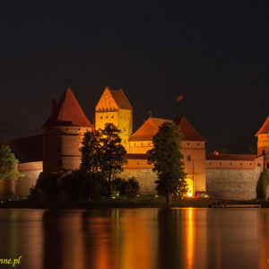 Troki zamek na wyspie