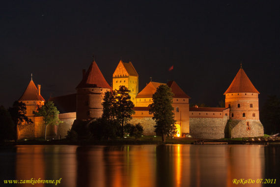 Troki zamek na wyspie