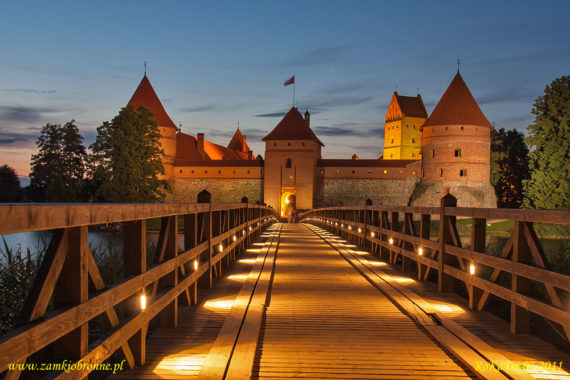 Troki zamek na wyspie