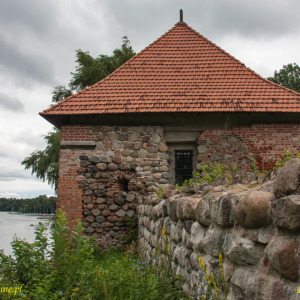 Troki zamek na półwyspie