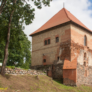 Troki zamek na półwyspie