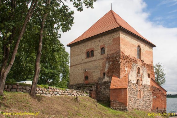 Troki zamek na półwyspie