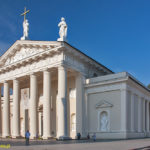Wilno katedra i Pałac Wielkich Książąt Litewskich na Zamku Dolnym