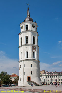 Wilno katedra i Pałac Wielkich Książąt Litewskich na Zamku Dolnym