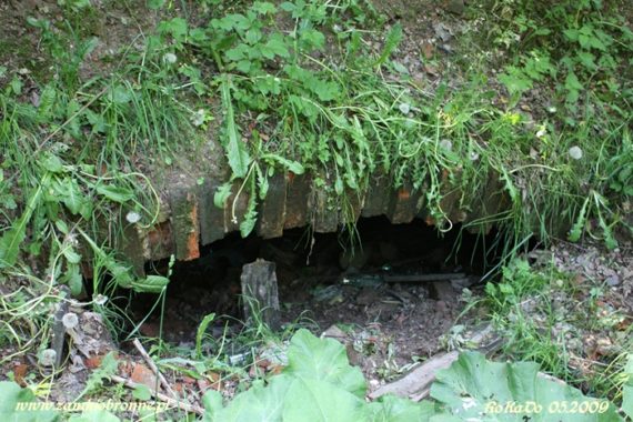 Nikłe pozostałości zamku w Złocieńcu