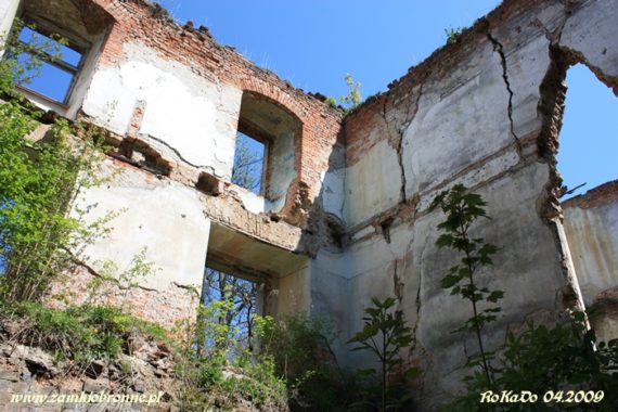 Ruiny zamku w Chrzelicach