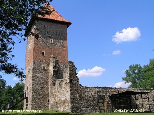 Zamek w Chudowie po rekonstrukcji.