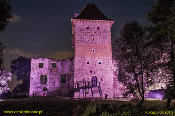 Zamek w Chudowie po rekonstrukcji.