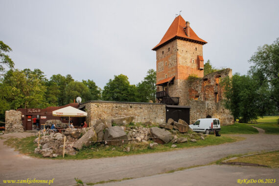 Zamek w Chudowie po rekonstrukcji.