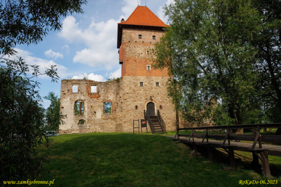 Zamek w Chudowie po rekonstrukcji.