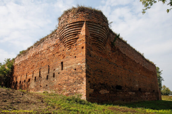 Ruiny zamku Dybów w Toruniu