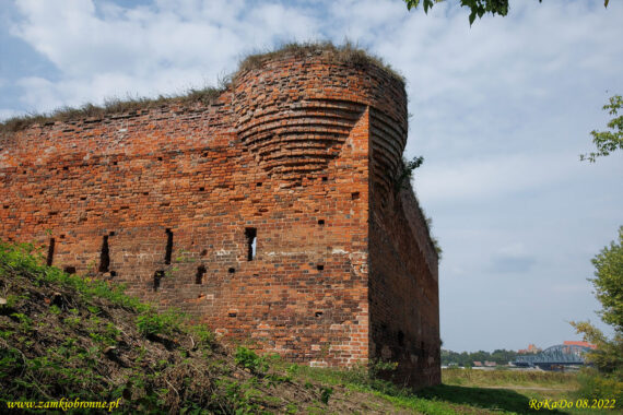 Ruiny zamku Dybów w Toruniu