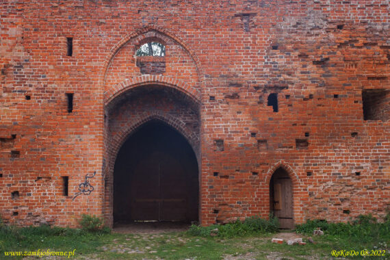 Ruiny zamku Dybów w Toruniu