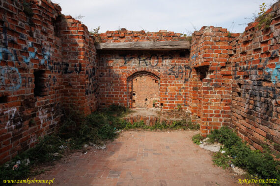 Ruiny zamku Dyb&oacute;w w Toruniu