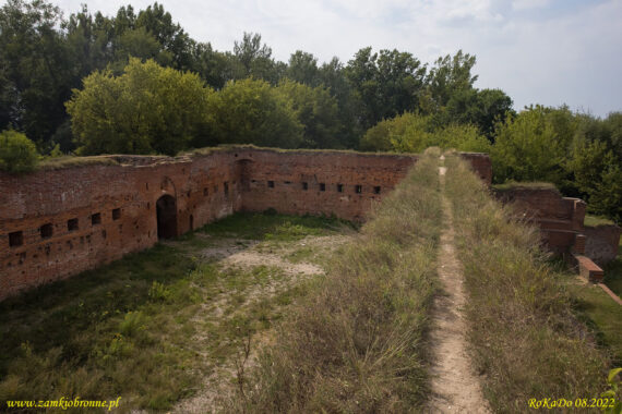 Ruiny zamku Dyb&oacute;w w Toruniu