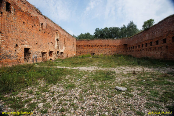 Ruiny zamku Dybów w Toruniu