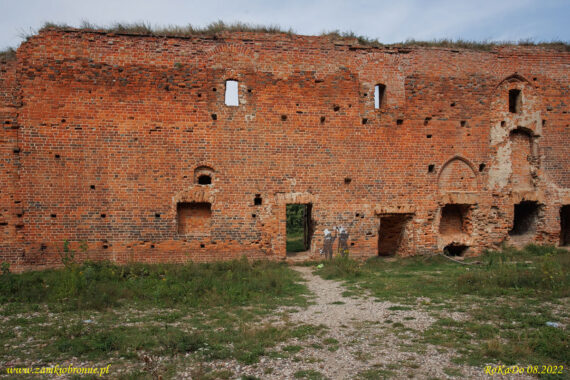 Ruiny zamku Dyb&oacute;w w Toruniu