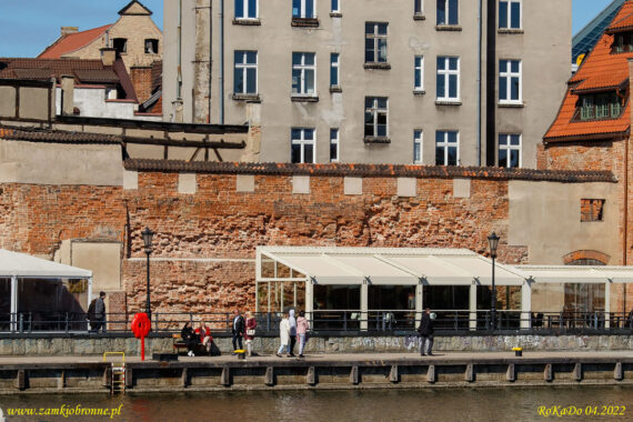 Relikty zamku w Gdańsku