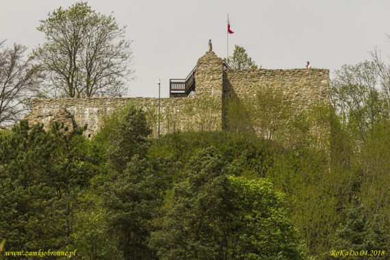 Muszyna. Ruiny zamku biskup&oacute;w krakowskich.