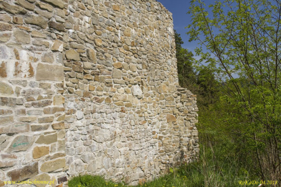 Muszyna. Ruiny zamku biskupów krakowskich.