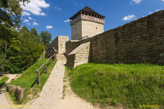 Muszyna. Ruiny zamku biskup&oacute;w krakowskich.
