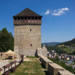 Muszyna. Ruiny zamku biskupów krakowskich.