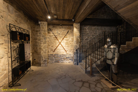 Muszyna. Ruiny zamku biskup&oacute;w krakowskich.