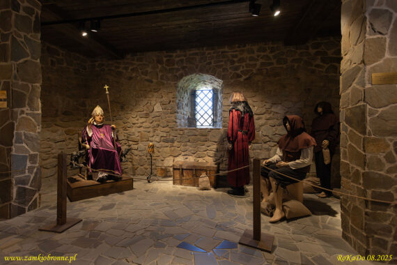 Muszyna. Ruiny zamku biskup&oacute;w krakowskich.