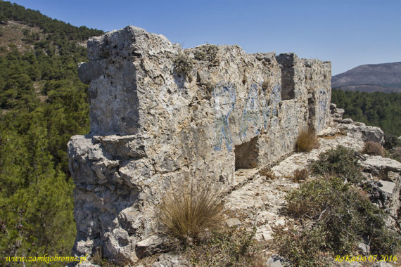 Grecja Rodos zamek Siana