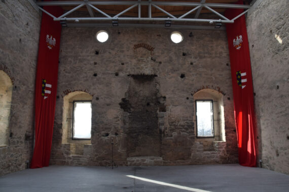 Zamek w Szydłowie po rewitalizacji ukończonej w 2019 r. autor Piotr Walczak