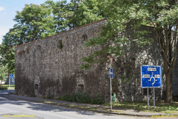 Zwoleń mury miejskie bastion pł-wsch