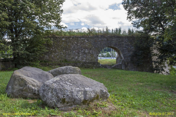 Zwoleń fragment murów miejskich