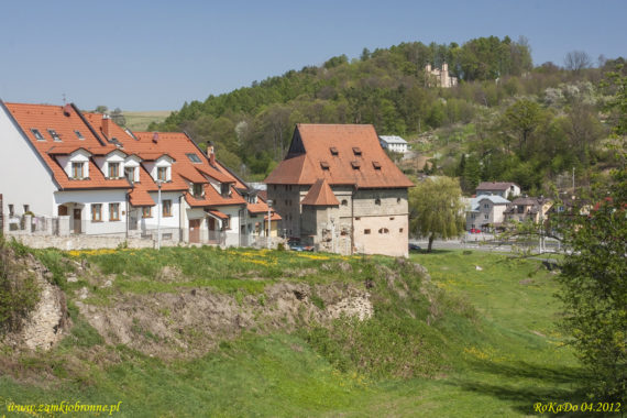 Bardejów mury miejskie. Gruba baszta.