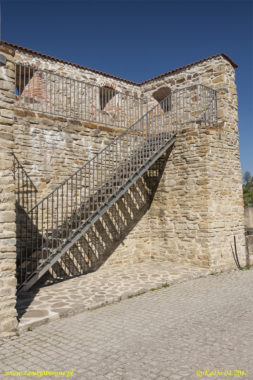 Bardejów mury miejskie. Prostokątna baszta.