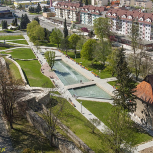 Bardejów mury miejskie. Baszta archiwalna.