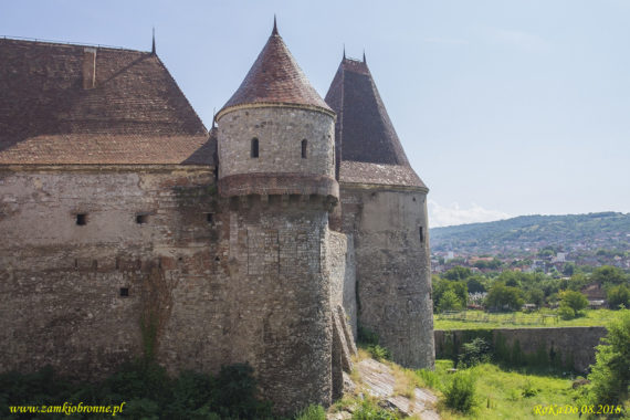 Hunedoara Zamek Corvina wieża Samotna półkolista Biała Wieża