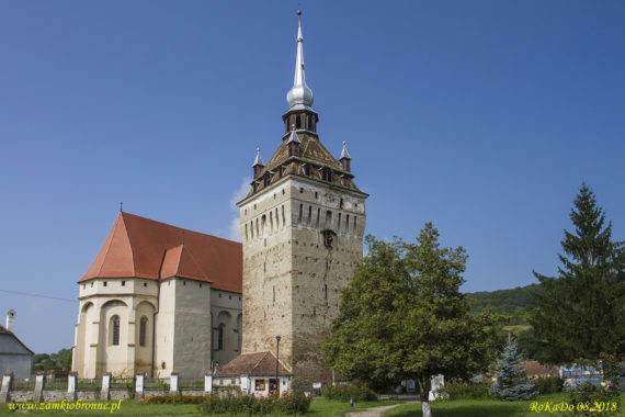 Saschiz warowny kości&oacute;ł siedmiogrodzkich Sas&oacute;w