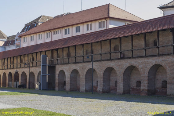 Twierdza w&nbsp;Targu Mures kurtyna zachodnia
