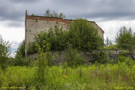 Trzebieszowice Czerwony Dwór wieża obronno-mieszkalna